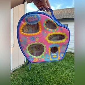 Littlest Pet Shop Pink and Blue Carrying Case